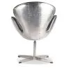 Cadeira com braços - Estilo aviador - Estofada em couro - Via image 7