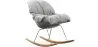  Cadeira de Balanço Acolchoada - Design Escandinavo - Ruma image 7