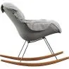  Cadeira de Balanço Acolchoada - Design Escandinavo - Ruma image 7