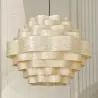 Luminária de teto de madeira - Luminária pendente de stile Boho Bali - Aura image 7