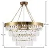  Luminária de teto de cristal - Luminária pendente de lustre - Loraine image 7