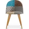 Cadeira de jantar estofada em patchwork - Estilo escandinavo - Patty image 7