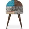 Cadeira de jantar estofada em patchwork - Estilo escandinavo - Patty image 7