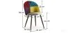 Cadeira de jantar estofada em patchwork - Estilo escandinavo - Ray image 7