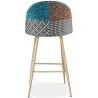 Banqueta Estofada em Patchwork - Estilo Escandinavo - Evelyne  image 7