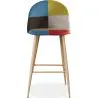 Banqueta Estofada em Patchwork - Estilo Escandinavo - Evelyne image 7