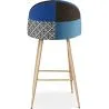 Banqueta Estofada em Patchwork - Estilo Escandinavo - Evelyne image 7