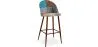Banqueta Estofada em Patchwork - Estilo Escandinavo - Patty image 7
