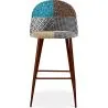 Banqueta Estofada em Patchwork - Estilo Escandinavo - Patty image 7