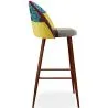 Banqueta Estofada em Patchwork - Estilo Escandinavo -  Ray image 7