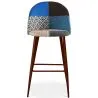 Banqueta Estofada em Patchwork - Estilo Escandinavo - Pixi image 7
