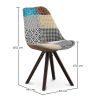 Cadeira de Jantar - Estofada em Patchwork - Patty image 7