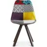 Cadeira de Jantar - Estofada em Patchwork - Ray image 7