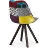 Cadeira de Jantar - Estofada em Patchwork - Ray image 7