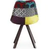 Cadeira de Jantar - Estofada em Patchwork - Ray image 7
