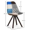 Cadeira de Jantar - Estofada em Patchwork - Pixi  image 7