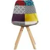 Cadeira de Jantar - Estofada em Patchwork - Ray image 7