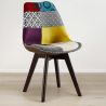 Cadeira de Jantar - Estofada em Patchwork - Ray image 7