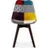 Cadeira de Jantar - Estofada em Patchwork - Ray image 7