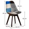 Cadeira de Jantar - Estofada em Patchwork - Pixi image 7