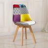 Cadeira de Jantar - Estofada em Patchwork - Ray image 7