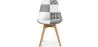 Cadeira de sala de jantar - Estofos em patchwork preto e branco - Nova edição - Sam image 7