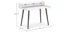 Mesa de Madeira com Gavetas - Design Escandinavo - Thora image 7