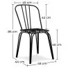Cadeira de Jantar - Design Industrial - Madeira e Metal - Lillor image 7