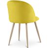 Cadeira de Jantar - Estofada em Veludo - Estilo Escandinavo - Evelyne image 7