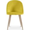 Cadeira de Jantar - Estofada em Veludo - Estilo Escandinavo - Evelyne image 7