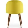 Cadeira de Jantar - Estofada em Veludo - Design Escandinavo - Evelyne image 7