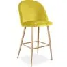 Banqueta Estofada em Veludo - Design Escandinavo - Evelyne image 7