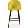 Banco estofado em veludo - Design escandinavo - Evelyne image 7
