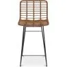 Banco de bar em vime - Design Boho Bali -65cm - Catori image 7