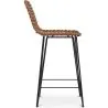 Banco de bar em vime - Design Boho Bali -65cm - Catori image 7