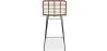 Banco bar em vime com encosto - Design Boho Bali - 75cm - Catori image 7