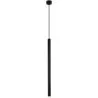 Luminária de teto tubular LED - Luminária pendente preta - 60cm - Lilu image 7