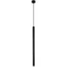 Luminária de teto tubular LED - Luminária pendente preta - 60cm - Bruna image 7
