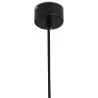 Luminária de teto tubular LED - Luminária pendente preta - 60cm - Bruna image 7