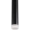 Luminária de teto tubular LED - Luminária pendente preta - 60cm - Bruna image 7