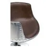 Cadeira Lounge - Cadeira de design - Couro e metal - Cognac image 7