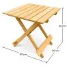 Mesa de Jardim - Mesa de Apoio em Madeira Adirondack - Alana image 7