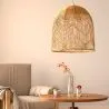 Luminária de teto de ratã - Pendente de stile Boho Bali - Bu image 7