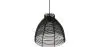 Luminária de teto de vime preto - Luminária pendente de stile Boho Bali - Gian image 7