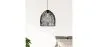 Luminária de teto de ratã preto - Luminária pendente de stile Boho Bali - Le image 7