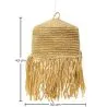 Luminária de teto de rafia - Pendente de stile Boho Bali - Lanui
 image 7