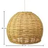 Luminária de Teto de Rattan - Luminária Pendente de stile Boho Bali - Paon image 7