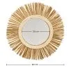  Espelho de Parede - Design Redondo Boho Bali (60 cm) - Loi image 7