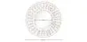 Espelho de Parede - Design Redondo Branco Boho Bali (60 cm) - Lenai image 7