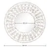 Espelho de Parede - Design Redondo Branco Boho Bali (60 cm) - Lenai image 7